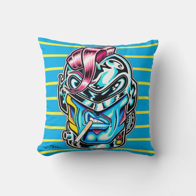 Hunkuloid™: Axel Geargrinder™ Kudde (Framsida)