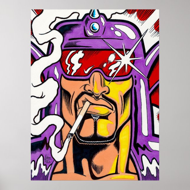 Hunkuloid™/Nocturno™/Ansikte Poster (Framsidan)