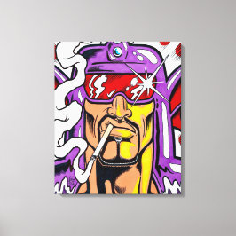 Hunkuloid™: Nocturno™/Face Canvastryck