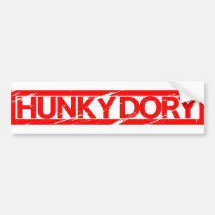 Hunky Dory Frimärke Bildekal