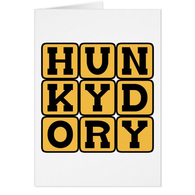 Hunky Dory, Peachy Keen Hälsningskort (Framsidan)