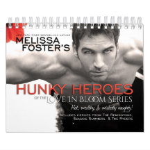 Hunky Heroes från Kärlek i Bloom Series Calendar