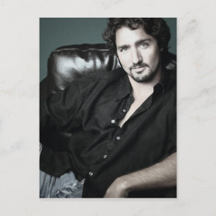 Hunky mustache Beard Justin 2006 Vykort