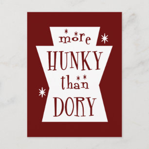 Hunky Than Dory Mörk Postcard Vykort