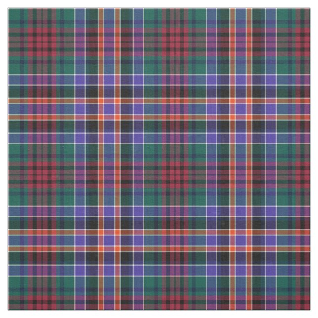 Hunly District Tartan Tyg (Provkarta)