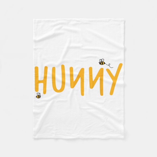 Hunny Bear påskdag  Fleecefilt (Framsidan)