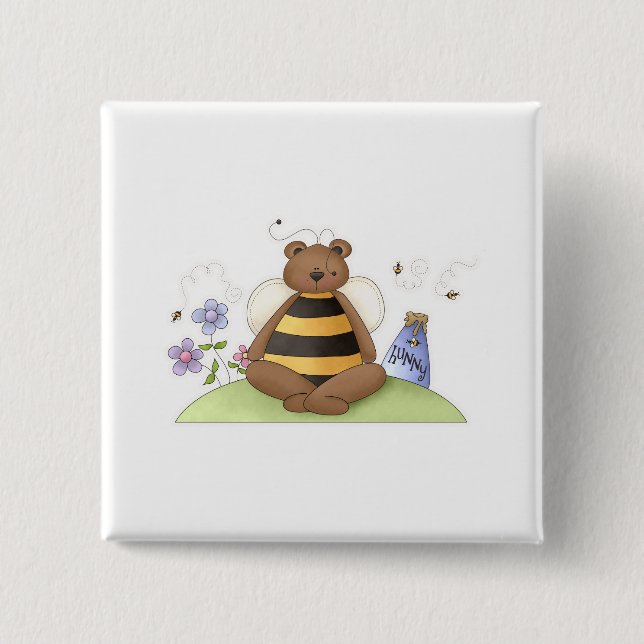 Hunny björn knapp (Framsida)