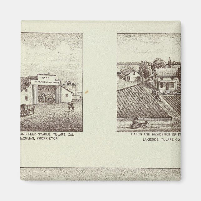 Hunsaker ranch, Woodville Magnet (Framsidan)