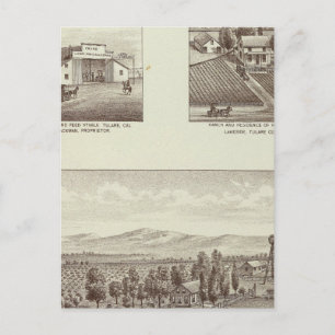 Hunsaker ranch, Woodville Vykort