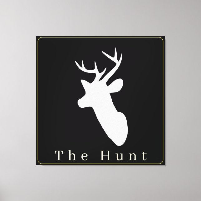 Hunt A-Visningen Hunters Trophy Canvastryck (Framsida)