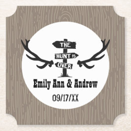 Hunt är över underlägg papper