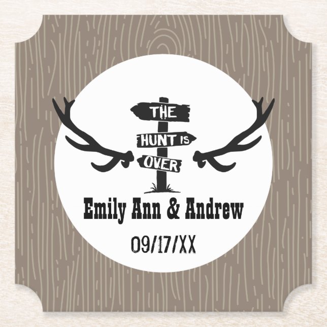 Hunt är över underlägg papper (Framsida)