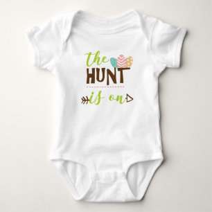 Hunt är på Cute Påsk T Shirt