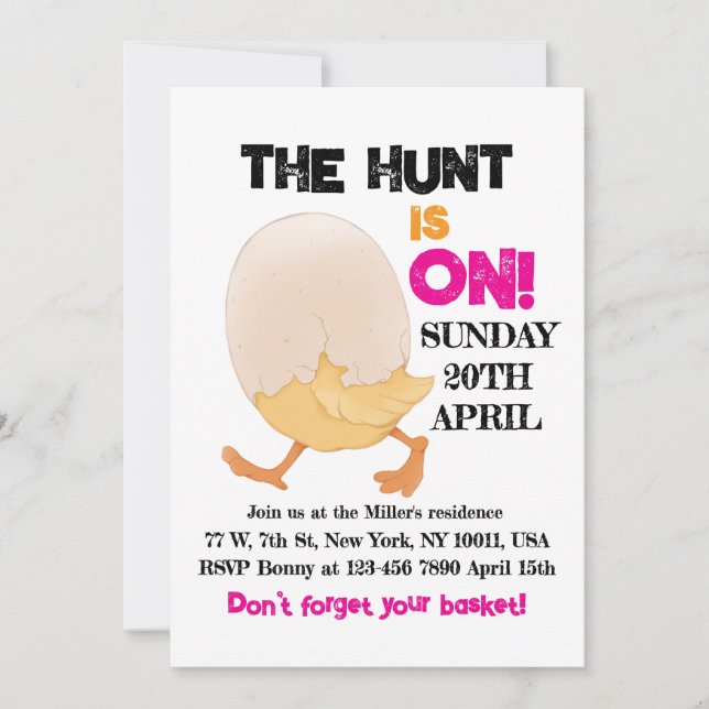 Hunt är på inbjudan (Framsida)