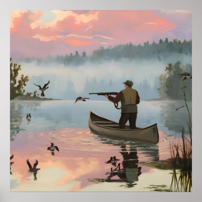 Hunt begin-säsongsbuntjägare poster (Framsidan)