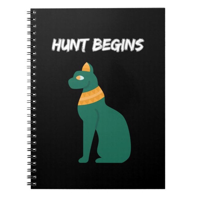 Hunt Begins Anteckningsbok (Framsidan)
