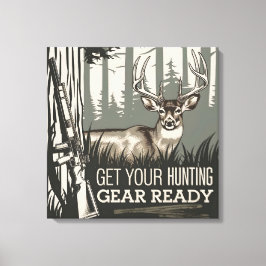 Hunt börjar med att skicka ut dina bästa stöttar canvastryck