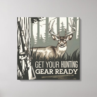 Hunt börjar med att skicka ut dina bästa stöttar canvastryck