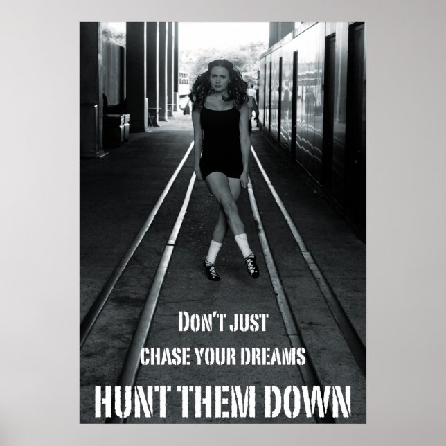 Hunt din Dreams Down Irish Dance Poster (Framsidan)