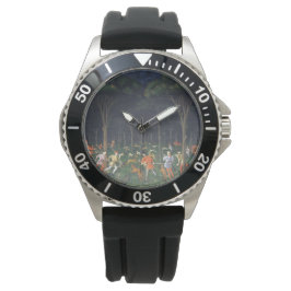 Hunt i skogen (av Paolo Uccello) Armbandsur