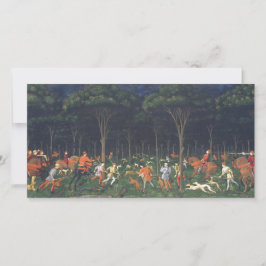 Hunt i skogen (av Paolo Uccello) Kort