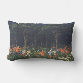 Hunt i skogen (av Paolo Uccello) Lumbarkudde