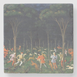 Hunt i skogen (av Paolo Uccello) Stenunderlägg