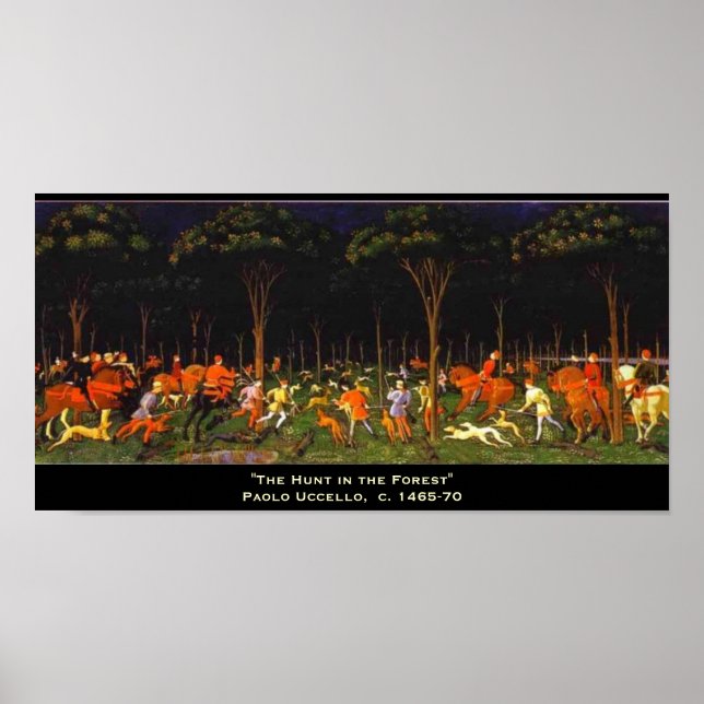 Hunt i skogen poster (Framsidan)