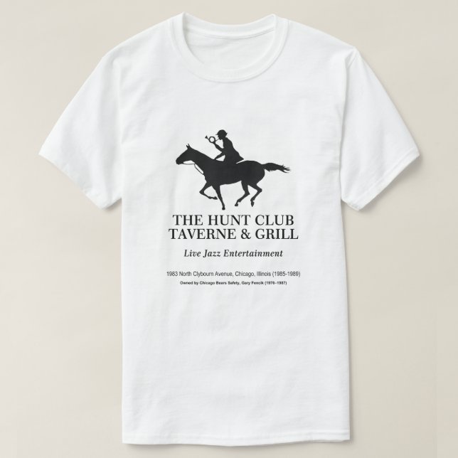 Hunt-Klubben Taverne & Grill, Chicago, IL T Shirt (Design framsida)