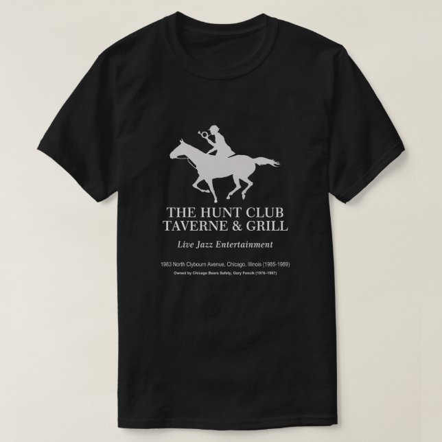 Hunt-Klubben Taverne & Grill, Chicago, IL T Shirt (Design framsida)