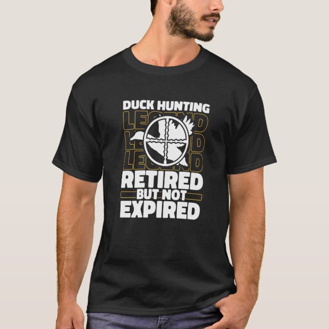Hunt Retiree Hunter Goose Geese - Anka Hunting Pre T Shirt (Framsida)