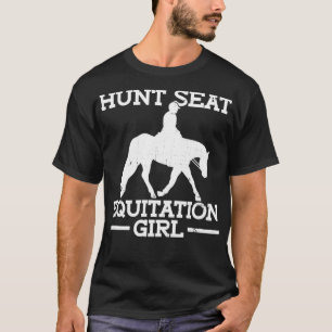Hunt Seat English Riding Rider Horse Riding Equest T Shirt
