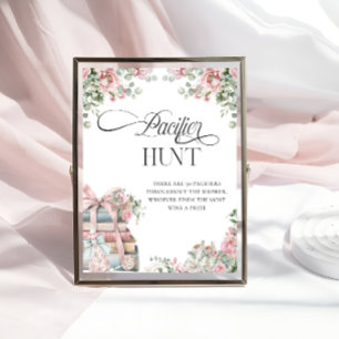 Hunt-spelet Nappar i Winter Flicka Shower Poster