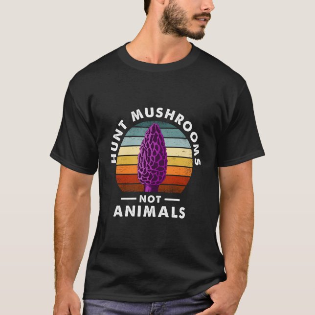 Hunt svampar inte djur som jagar de mest prissatta t shirt (Framsida)