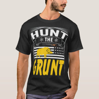 Hunt the boston terrier animals t shirt