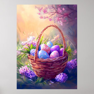 Hunt Wall Art påsk i Basket Poster