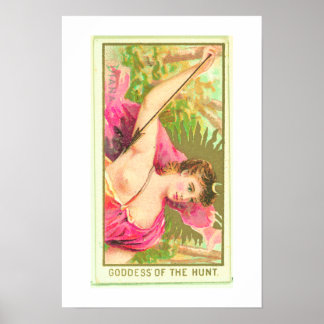 Huntens gudinna, Diana, Poster Skriv ut
