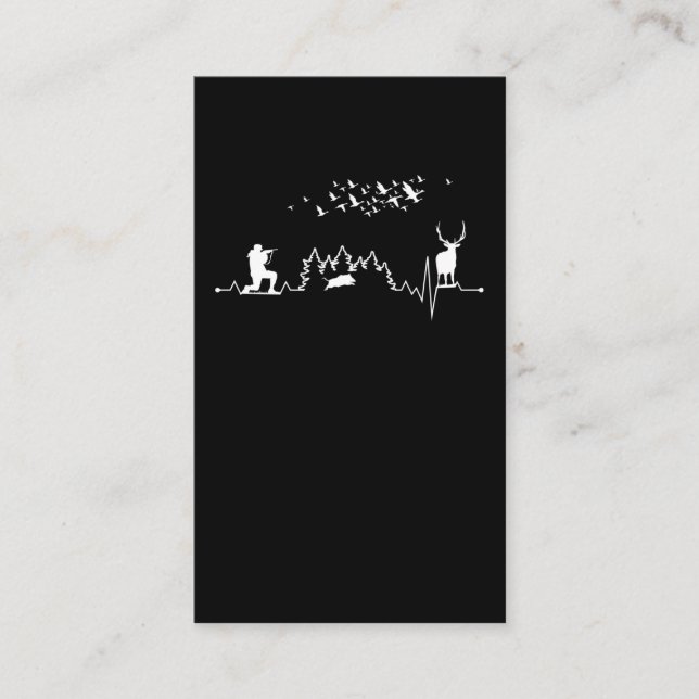 Hunter Boar Hunter Sow Anka Hjort Hunting Visitkort (Framsida)