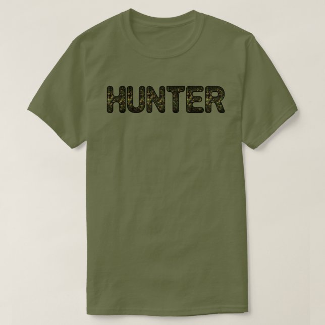 Hunter Camouflage T Shirt (Design framsida)