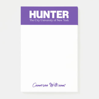 Hunter College CUNY Akademisk Logotyp Post-it Block