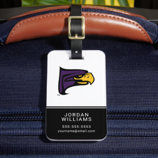 Hunter College Hawk Profil Maskot Bagagebricka