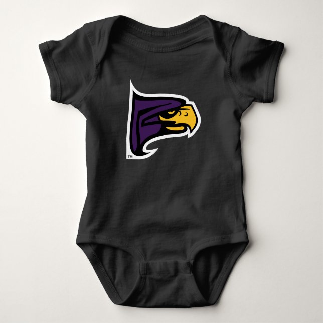 Hunter College Hawk Profil Maskot T Shirt (Framsida)