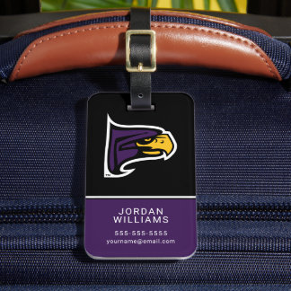 Hunter College Hawk-profilmaskot Bagagebricka