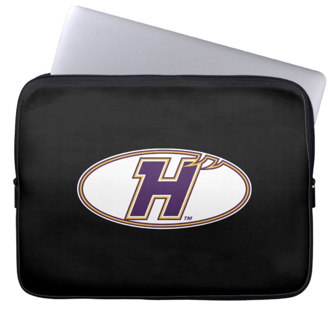 Hunter College Hawks Atletiska Logo Laptop Fodral (Framsidan)