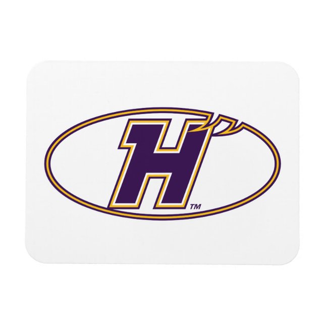 Hunter College Hawks Atletiska Logo Magnet (Horisontell)