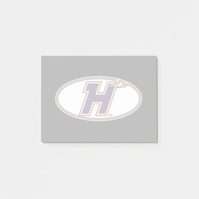 Hunter College Hawks Atletiska Logo Post-it Block (Framsida)