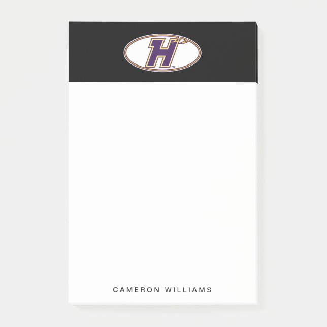 Hunter College Hawks Atletiska Logo Post-it Block (Framsida)