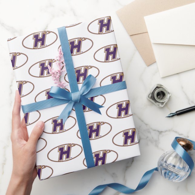 Hunter College Hawks Atletiska Logo Presentpapper (Gifting)