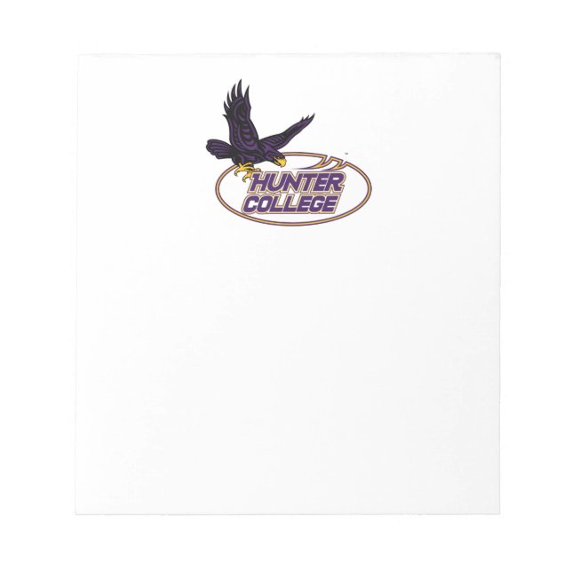Hunter College Hawks Maskot Anteckningsblock (Framsida)