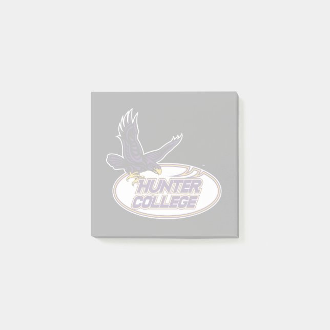 Hunter College Hawks Maskot Post-it Block (Framsida)